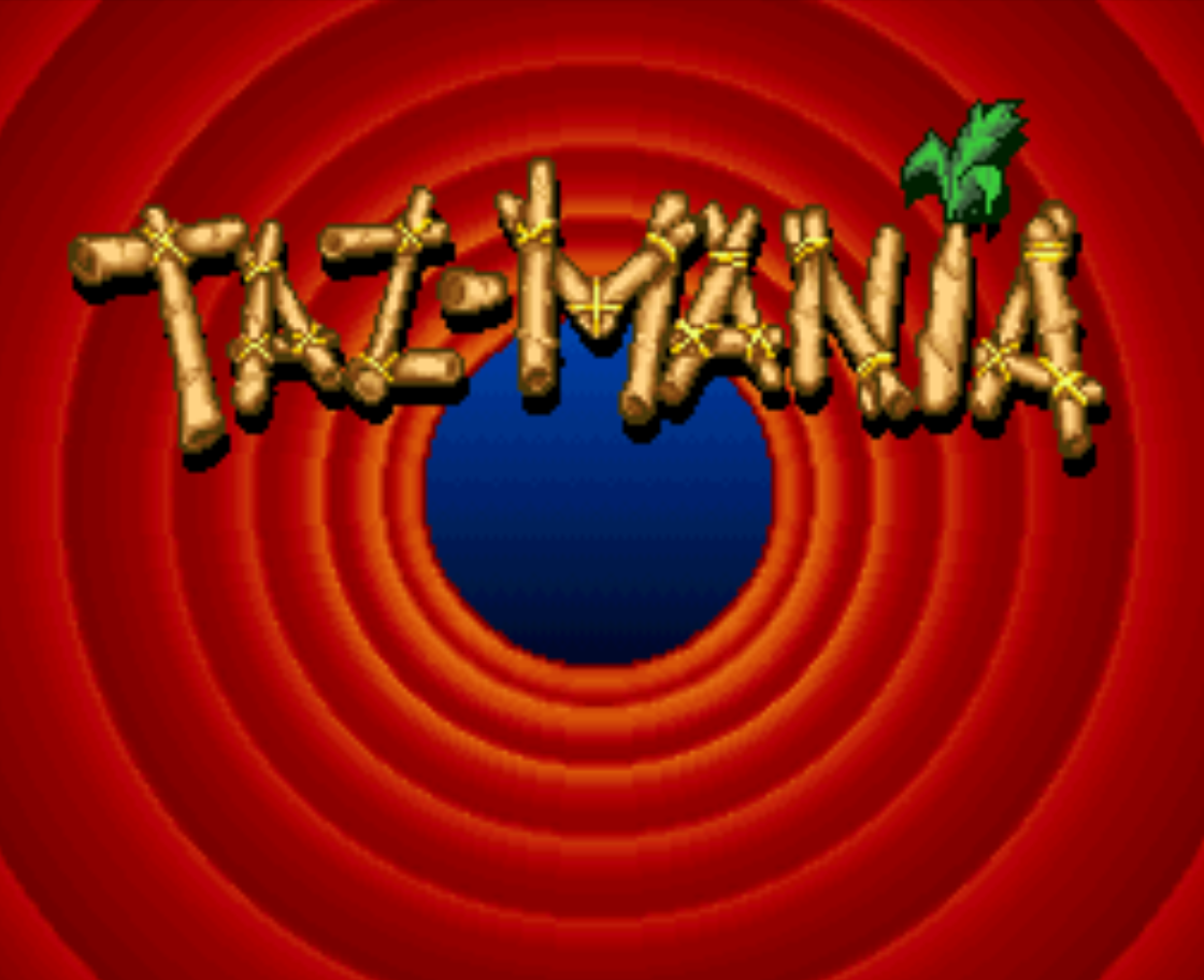 Taz-mania Title Screen